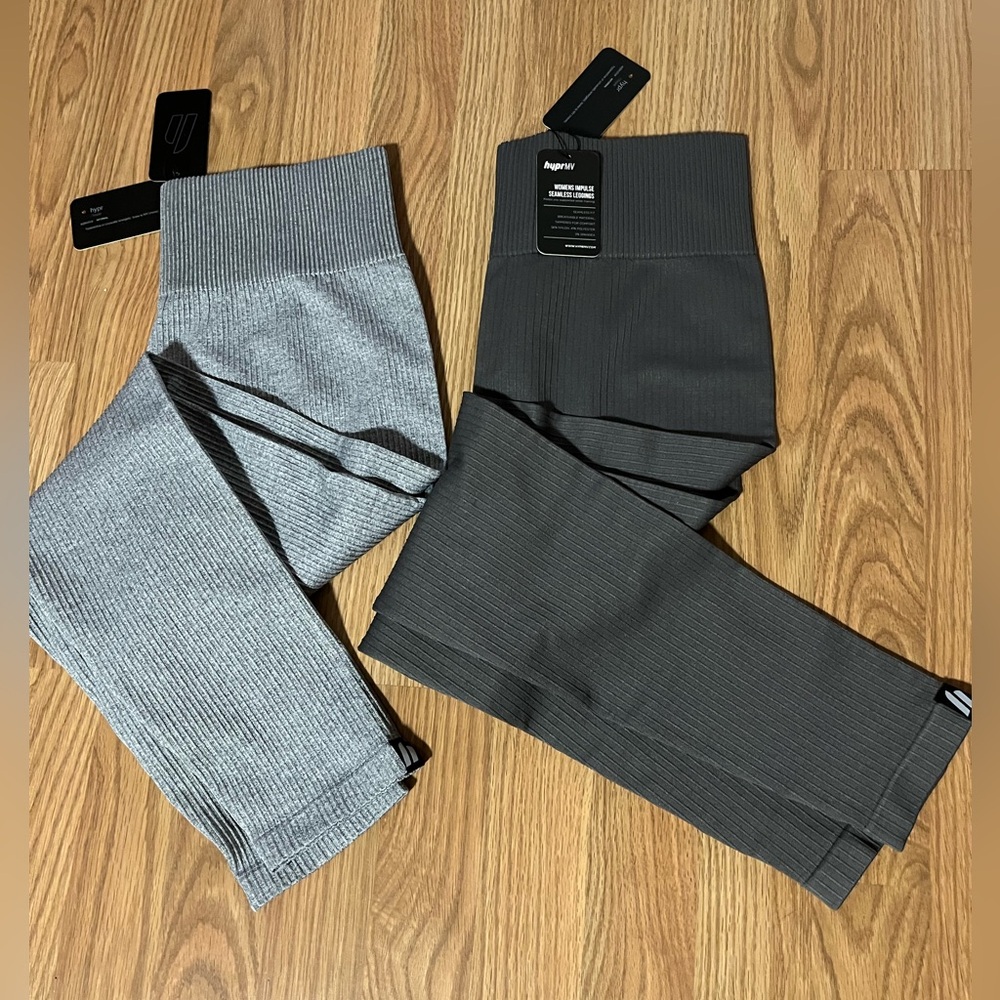Light Gray Women's Leggings and Dark Grey Women’s Leggings